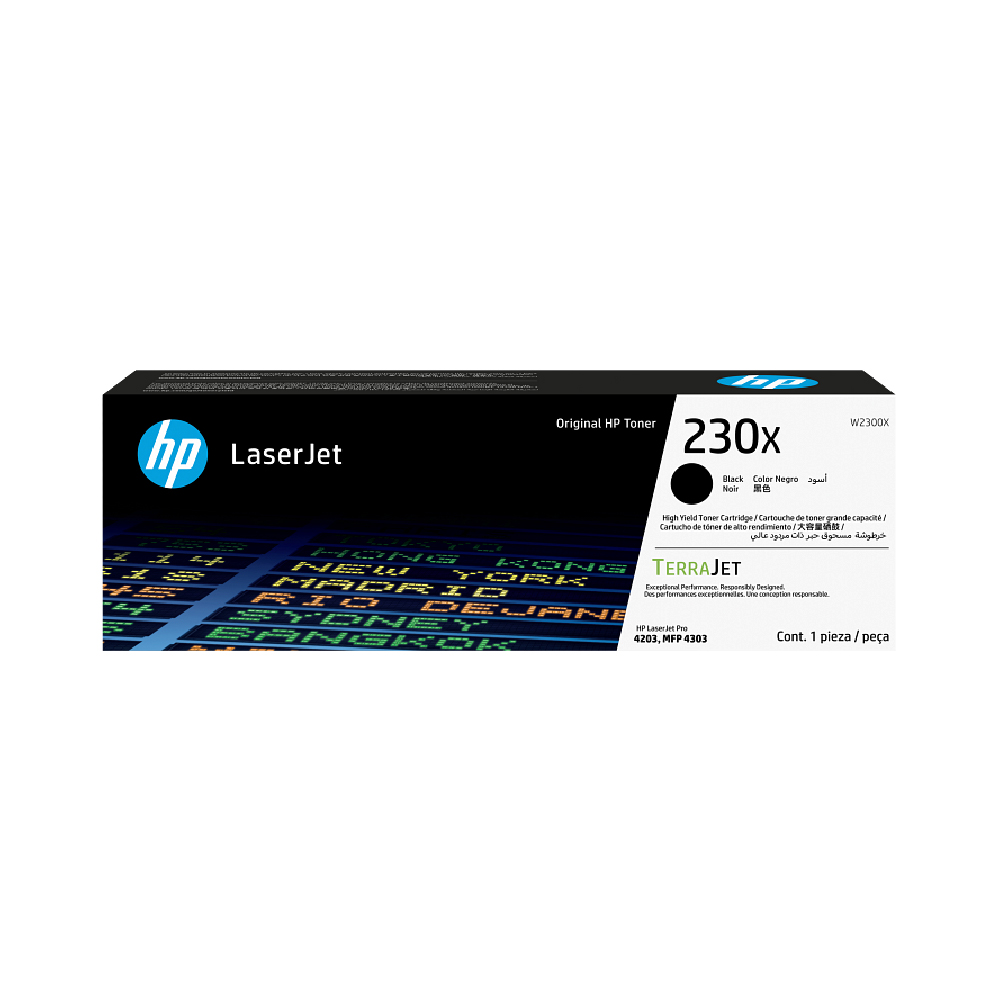 Cartucho de tóner original HP LaserJet 230X negro W2300X