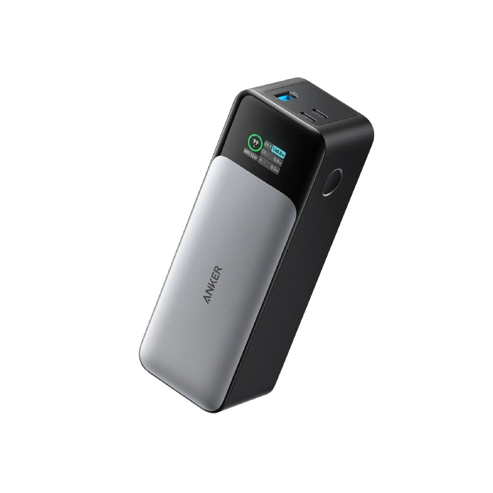 Anker 737 Power Bank, Cargador portátil para laptop de 24,000 mAh con 3 puertos y carga rápida de 140 W A1289011