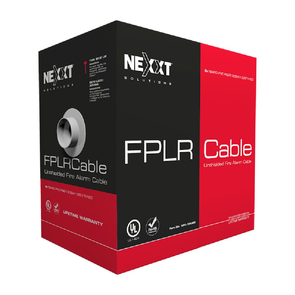 Nexxt FPLR 18AWG Unshielded Fire Alarm Cable NFC-18URR