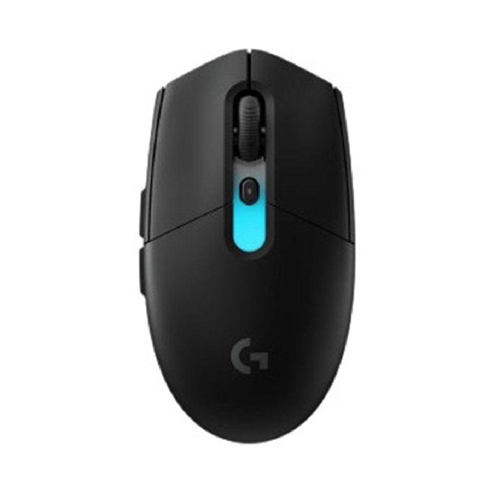 Logitech G Mouse gamer inalámbrico G305 X SUPERLIGHT LIGHTSPEED HERO 44K color negro 910-007738