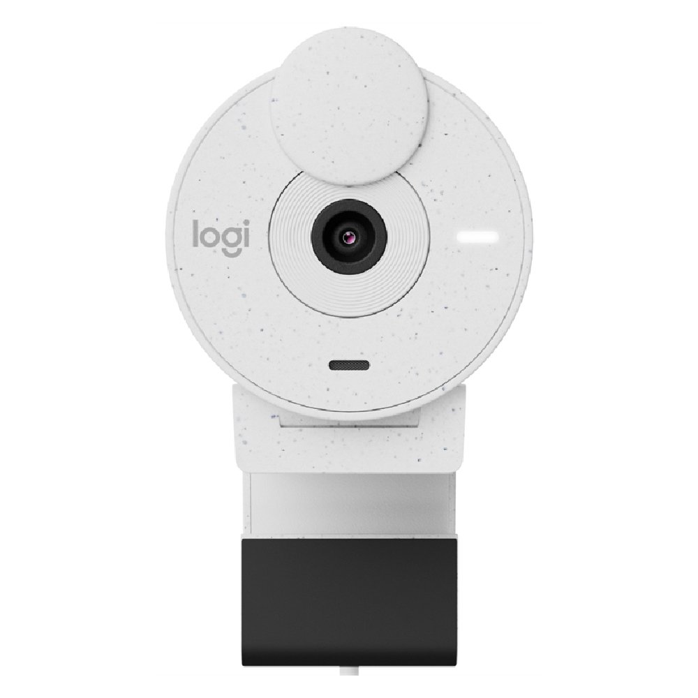 Logitech Cámara web BRIO 300 1080p USB-C color blanco 960-001440