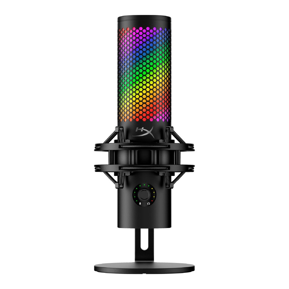 HyperX Micrófono USB QuadCast 2 S con iluminación aRGB color negro 9A273AA