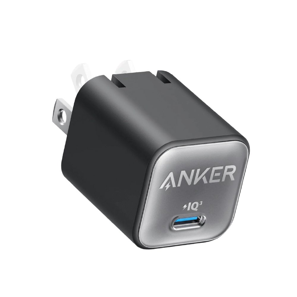 Anker Nano Cargador de Pared GaN 30W con ActiveShield 2.0, color negro A2147J11