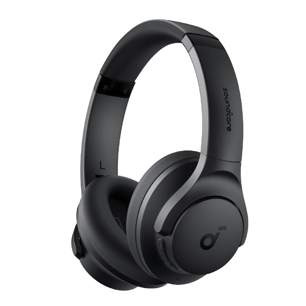 Soundcore Q20i Audífonos Inalámbricos con Cancelación Activa de Ruido Híbrida, 40 mm, Negros, A3004Z11