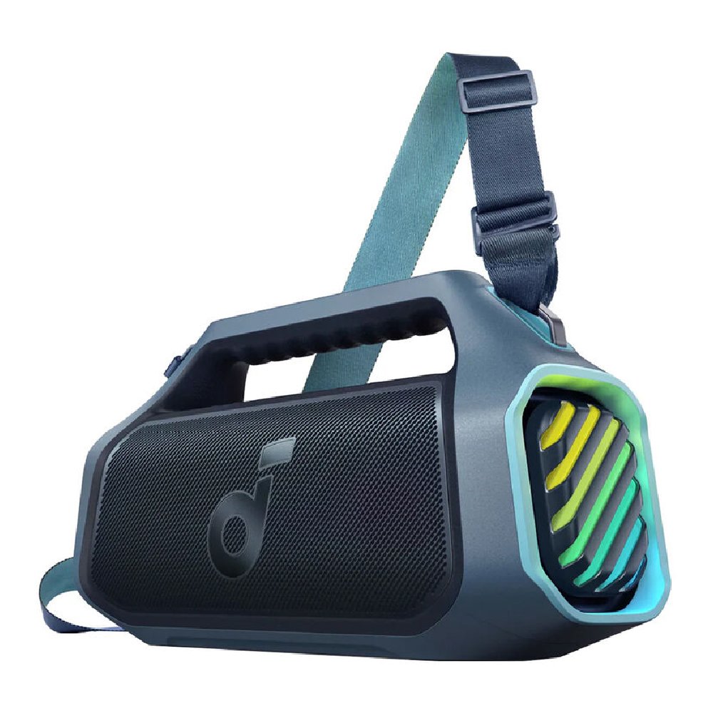Soundcore by Anker Bocina Bluetooth para exteriores Boom 2 Plus color azul explorador A3134031