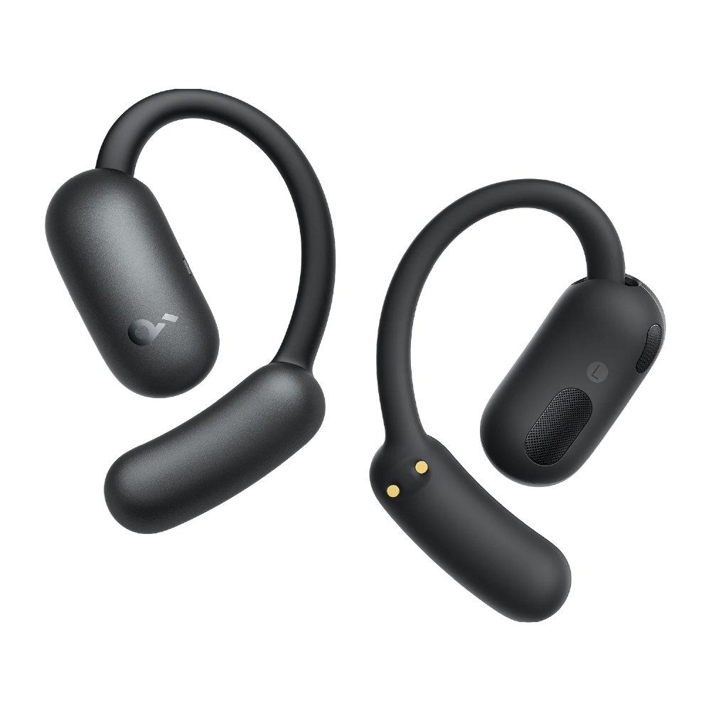 soundcore Audífonos inalámbricos de oreja abierta AeroFit 2 con ganchos ajustables color negro medianoche A3874Z12