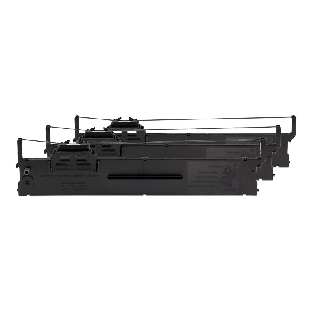 Epson Cartucho de cinta negro para PLQ-20/22 paquete de 3 C13S015339