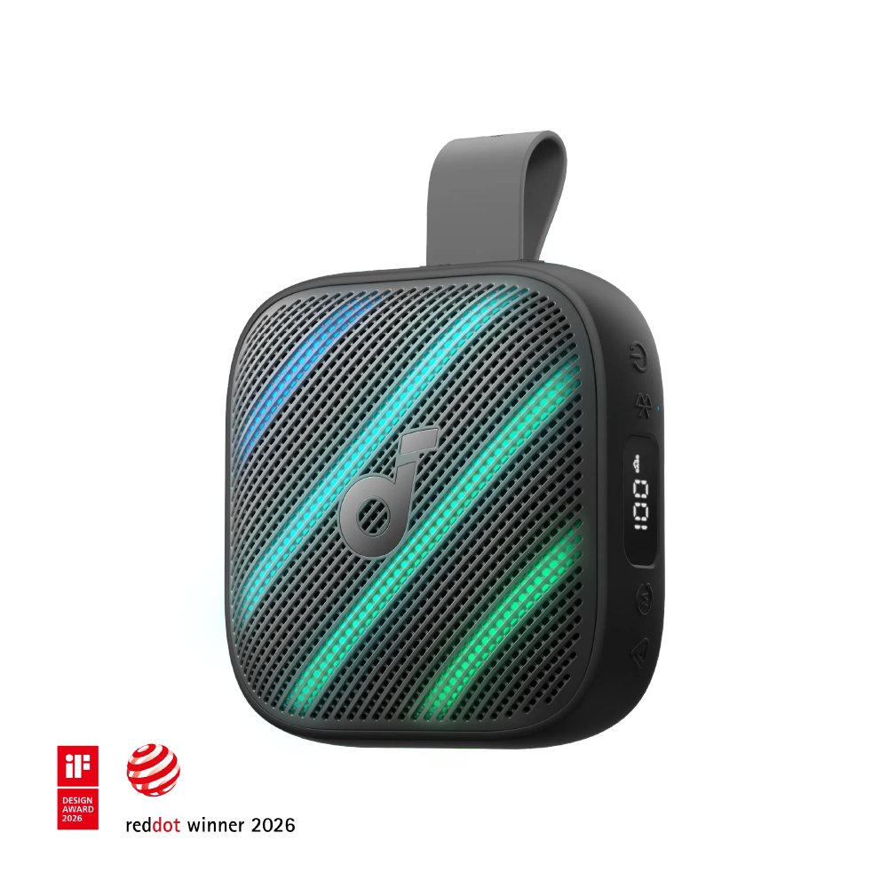 Soundcore Bocina portátil Bluetooth Boom Go 3i color negro D5103010