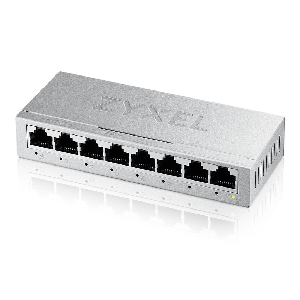 Zyxel GS-108B v5 Switch Gigabit No Administrable de 8 Puertos, GS108BV5