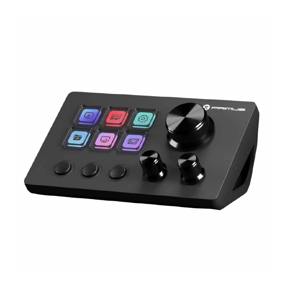 Primus Controlador de streaming Imperium6T de 6 teclas LCD PSD-60BK