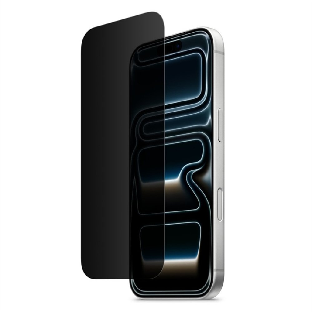 Belkin Protector de pantalla ScreenForce InvisiGlass Privacy de vidrio templado para iPhone 17 Pro gris ahumado SFA164bg-LA