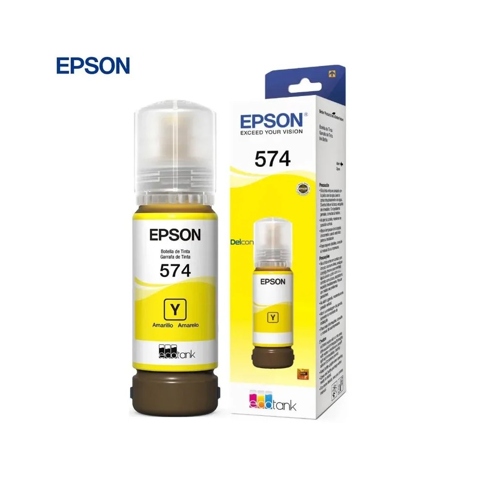 Epson Tinta 574 color amarillo para EcoTank T574420