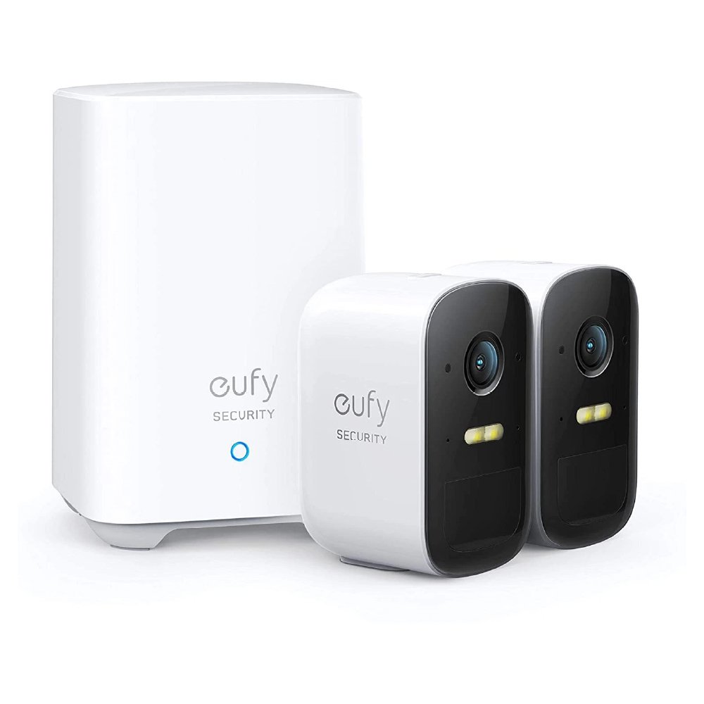 Eufy Kit de 2 cámaras de seguridad inalámbricas eufyCam S210 (eufyCam 2C) 1080p T88311D1